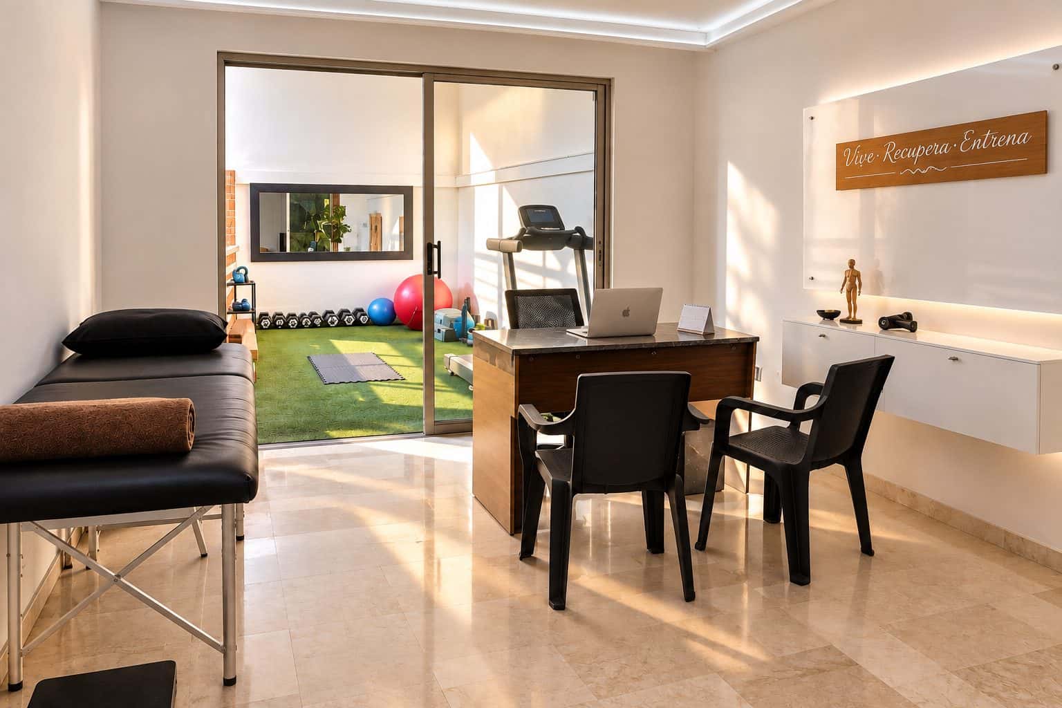 Sala de fisioterapia del club